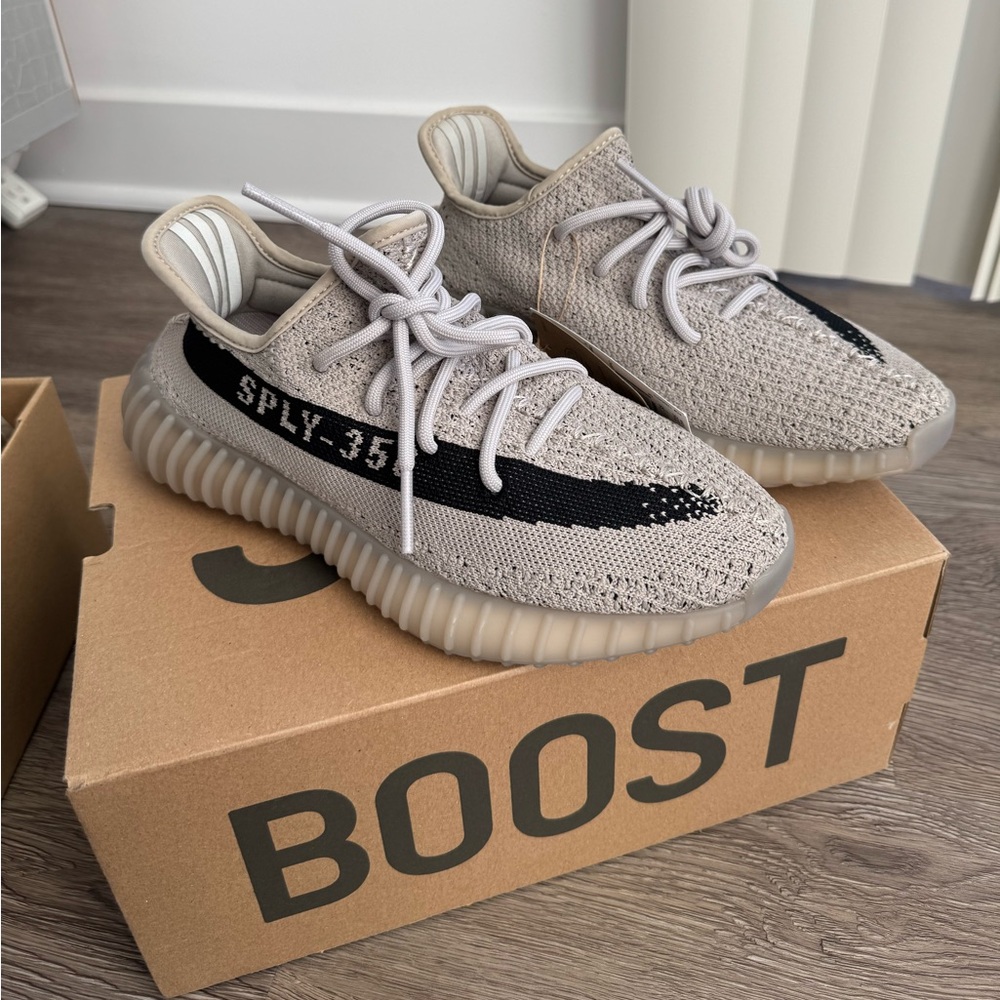 Yeezy Boost 350 V2 in Taupe and Black